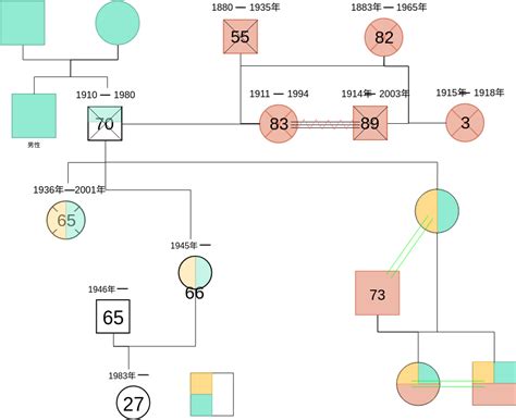 家庭關係圖畫法|附錄 9 製作家系圖(Genogram)